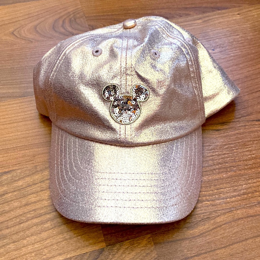 Mickey Mouse Rose Gold Baseball Cap